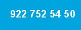 922 752 54 50 922 752 54 50
